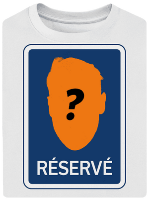 Značka réservé unisex tričko oversized White