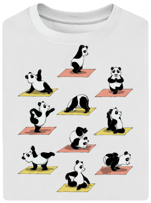 Pandia jóga unisex tričko oversized White