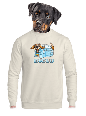 unisex mikina bez kapucne