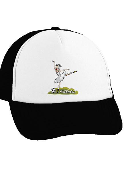 Futbalet šiltovka truckerka Black cap