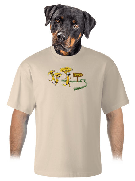 Beží líšky k táboru unisex tričko oversized Almond