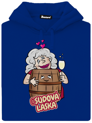 Osudová láska dámska mikina klokanka Royal Blue Mal