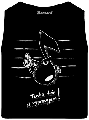 Tón pánske tielko Black