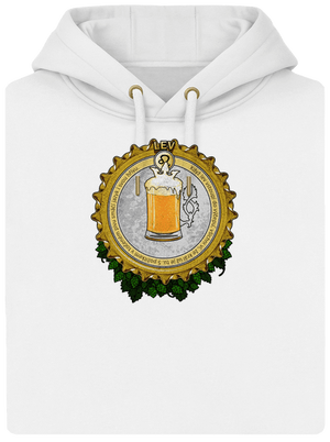 Pivný horoskop: Lev unisex mikina premium Snowwhite