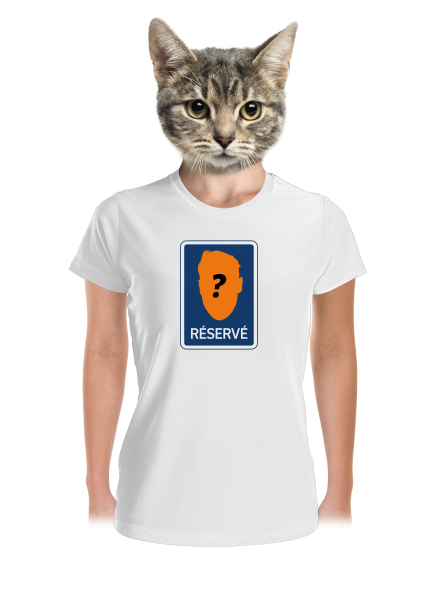 Značka réservé dámske športové tričko White