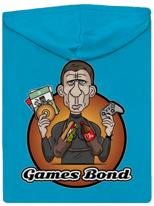 Games Bond dámska mikina na zips Blue Atol