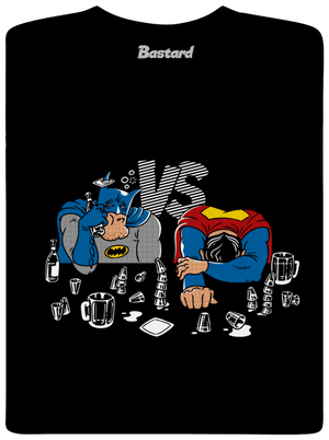 Súboj superhrdinov pánske tričko Black