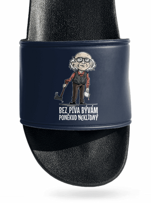 Neklidný bez piva šľapky Navy