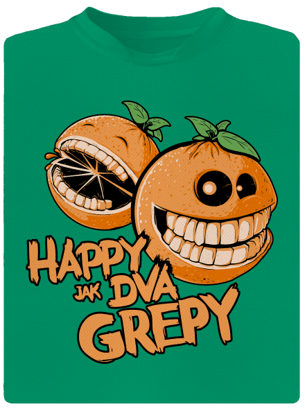 Happy grepy detské športové tričko Kelly Green Mal