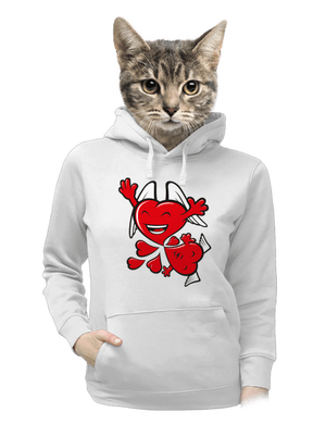 dámska mikina klokanka