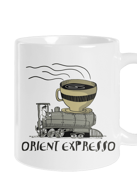 Orient expresso klasický hrnček White