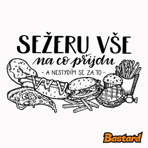 B12: Sežeru vše černý potisk