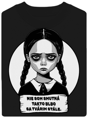 Nie som smutná unisex mikina bez kapucne Black