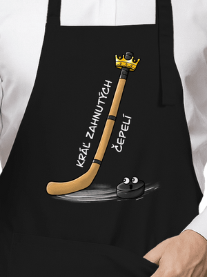 Kráľ zahnutých čepelí - hokej zástera Black