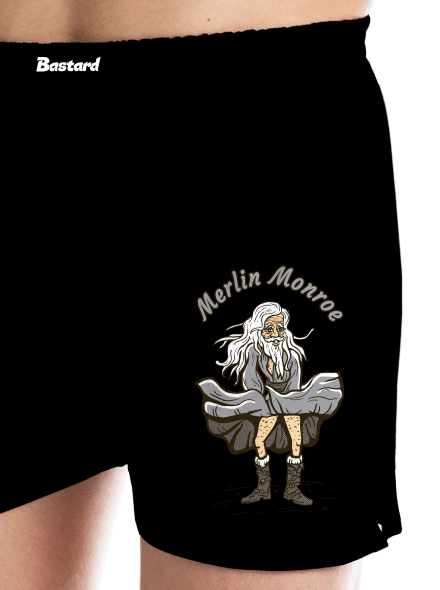 Merlin Monroe pánske trenky Black