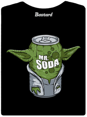 Mr. Sóda dámske tričko s lemom Black