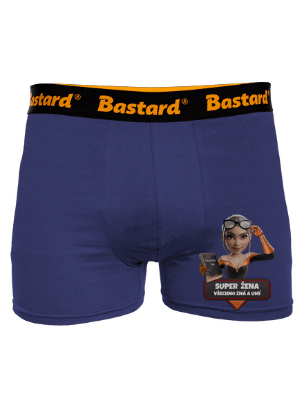 Super mama boxerky Blue Navy