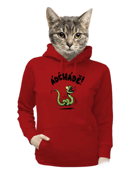 Ádéhádě dámska mikina klokanka Red Mal
