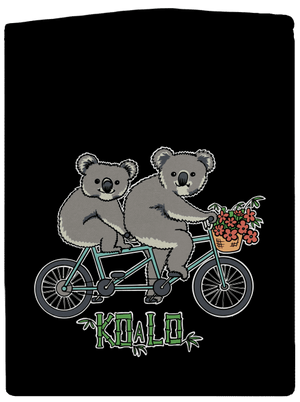 Koalo pánska mikina na zips Black