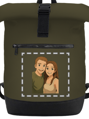 Ghibli efekt z vlastnej fotky batoh Military Green