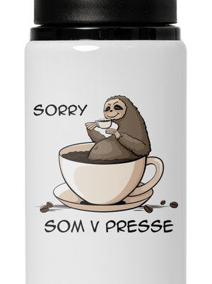 V presse flaša na vodu White