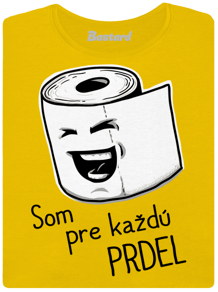 Prdel dámske tričko Yellow