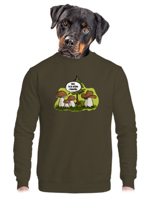 Strýko z Ameriky unisex mikina bez kapucne Urban Khaki