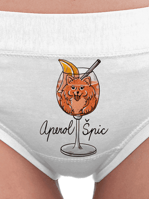 Aperol Špic dámske nohavičky White