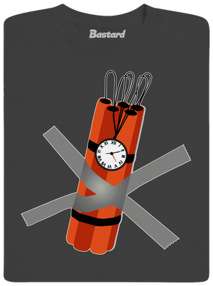 Dynamit pánske dlhý rukáv Dark Grey