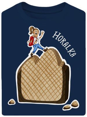 Horalka unisex tričko oversized Midnight Blue