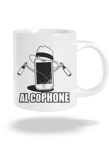 Al Cophone veľký hrnček White