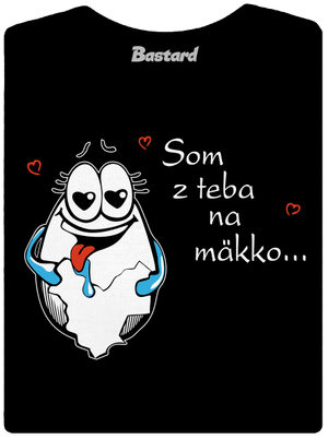 Vajcia dámske tričko prémium Black