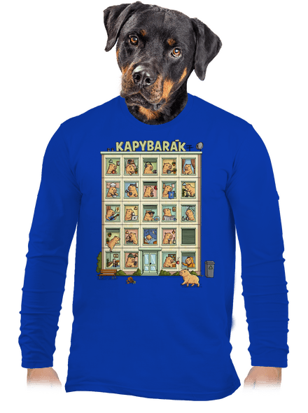 Kapybarák pánske dlhý rukáv Royal Blue