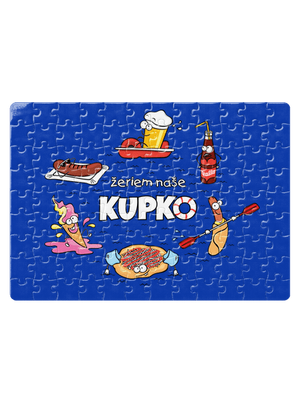 Slovenské kupko puzzle White