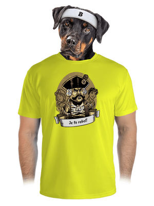 B14: S čerty nejsou žerty pánske športové tričko Neon Yellow