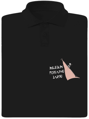 Milujem jazdu pánska polokošeľa Black