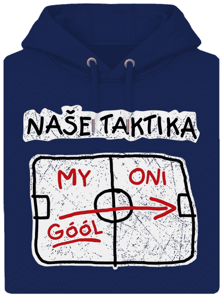 Naša taktika unisex mikina premium Navy
