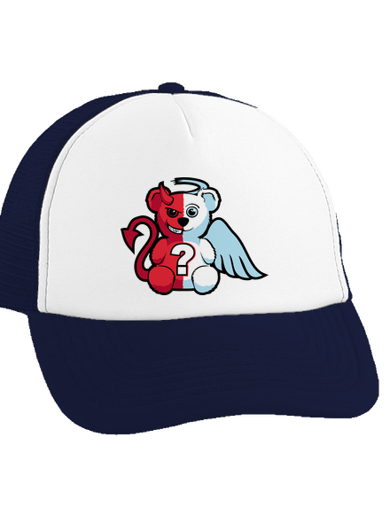 Anjel vs. diabol šiltovka truckerka French Navy cap