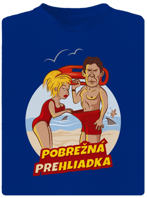 Pobrežná prehliadka pánske športové tričko Royal Blue Mal