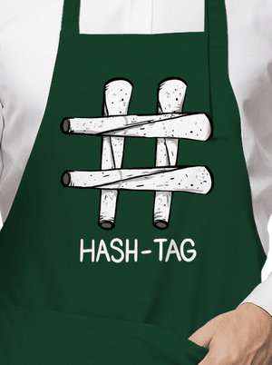 Hash tag zástera Bottle Green