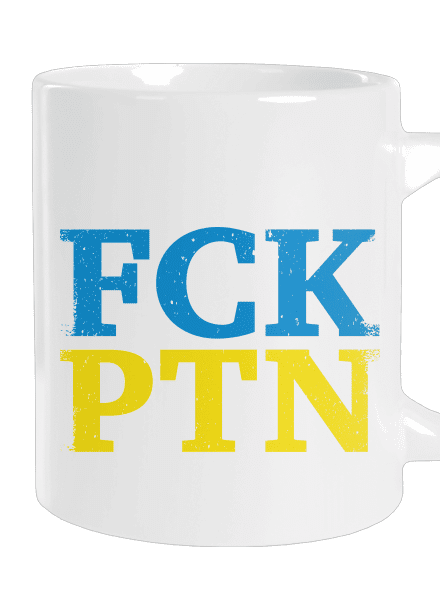 FCK PTN veľký hrnček White