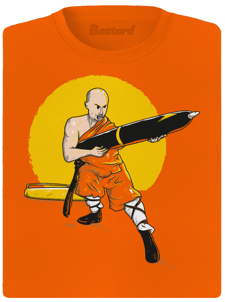 Čína dámske športové tričko Neon Orange