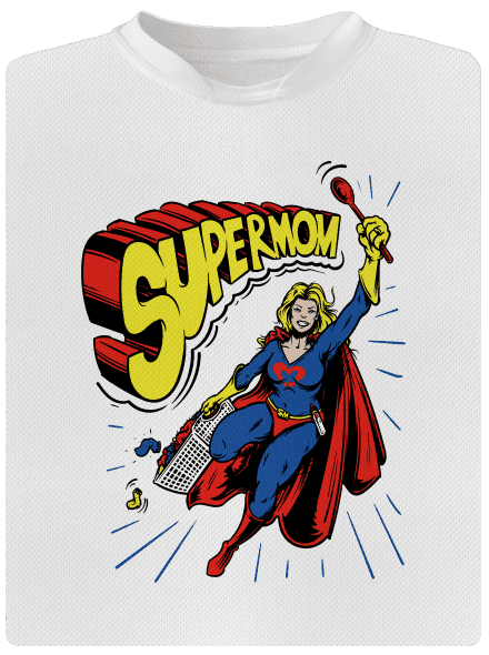 Supermom pánske športové tričko White