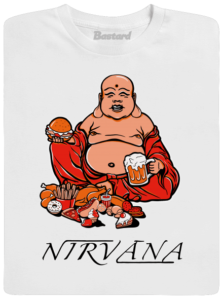 Nirvána pánske tričko White