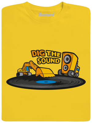 Dig the sound detské tričko Gold