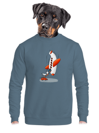 unisex mikina bez kapucne