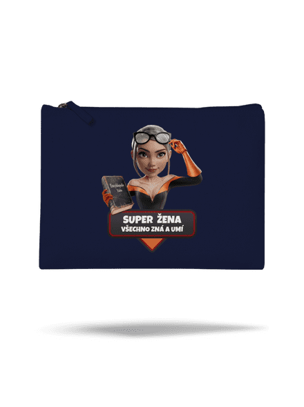Super mama taštička French Navy