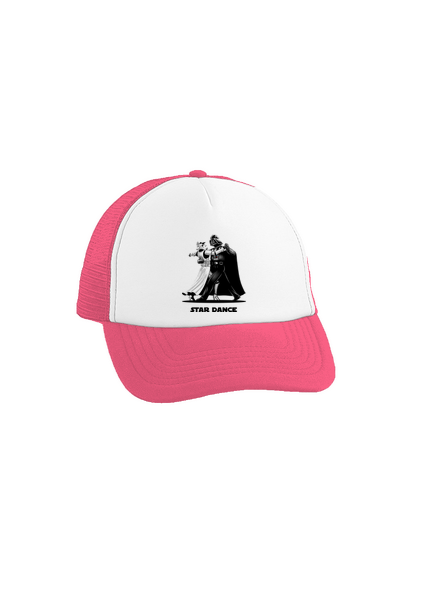 Star dance šiltovka truckerka Fluorescent Pink cap