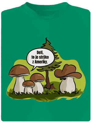 Strýko z Ameriky detské športové tričko Kelly Green Mal