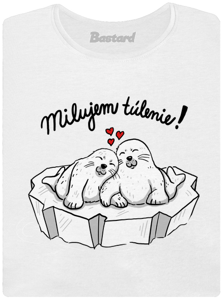 Milujem túlenie dámske tričko prémium White